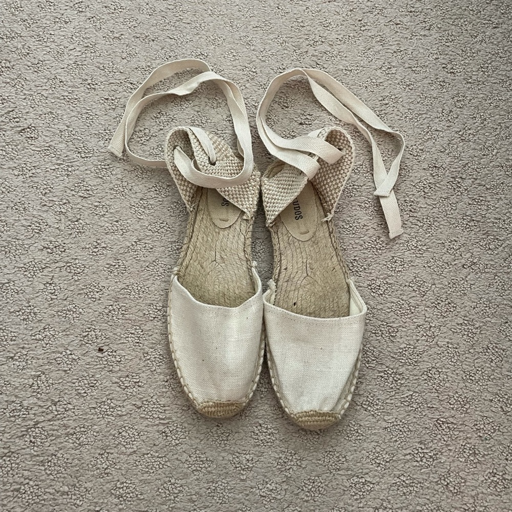 Soludos lace up flats